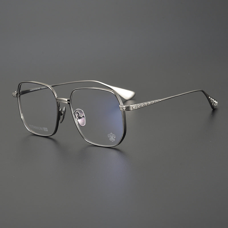 CHH Chrome Hearts Glasses Versatile pure titanium ultra-light myopia glasses frame