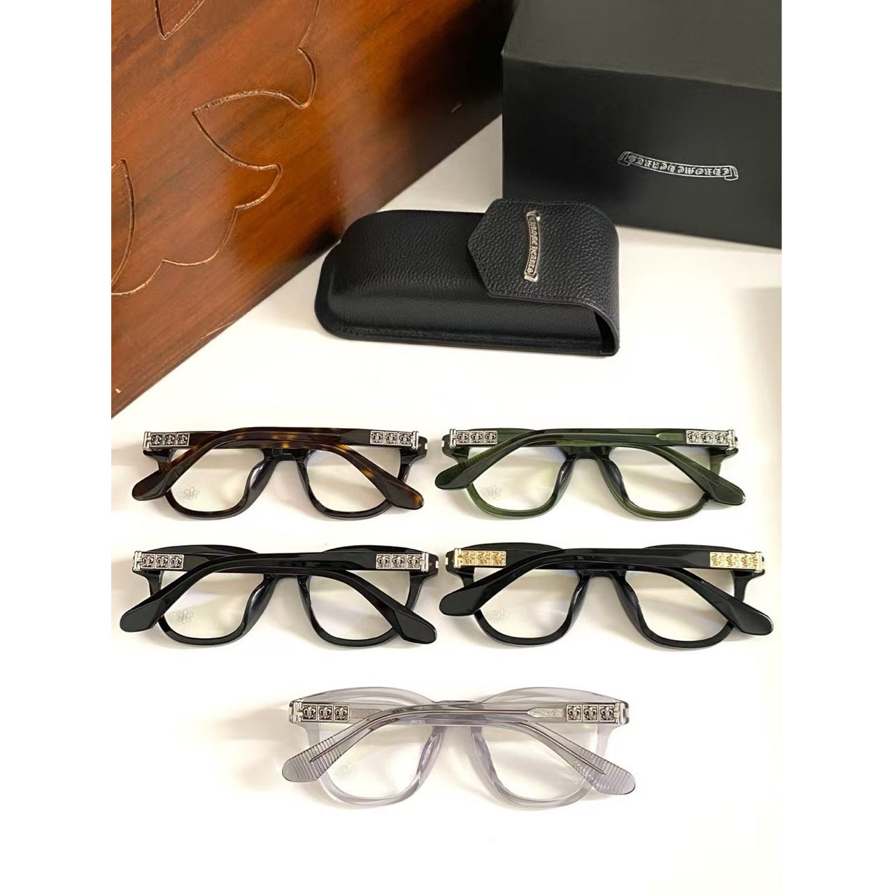 CHH Chrome Hearts Glasses Versatile Hand Polished Myopia Glasses Frame