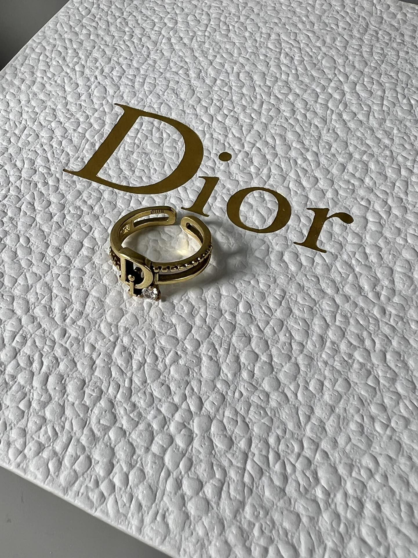 18K Dior Crystal Rings