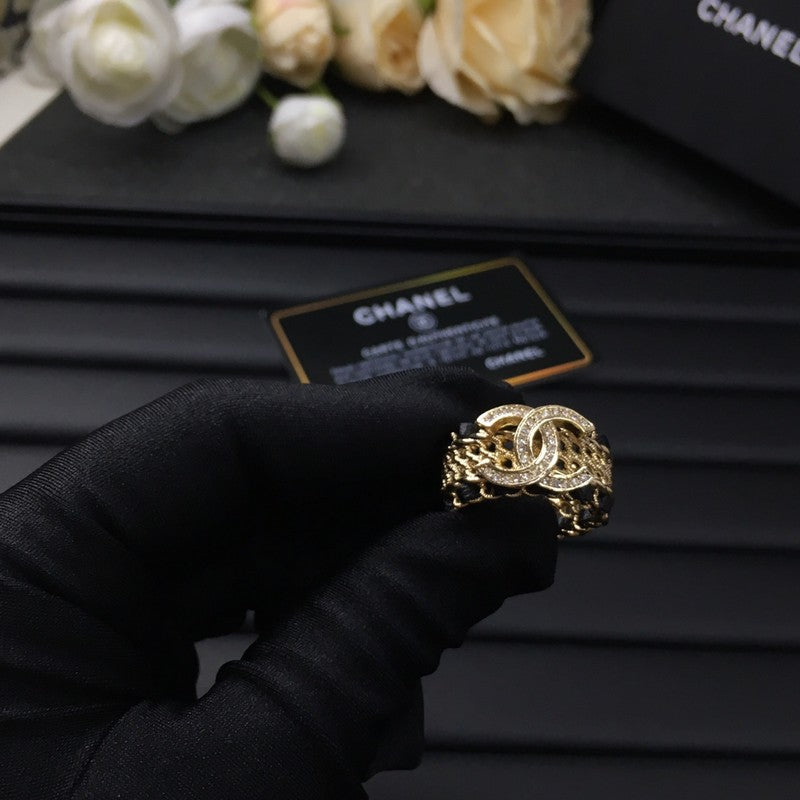 18K Chanel Strass Diamond Ring
