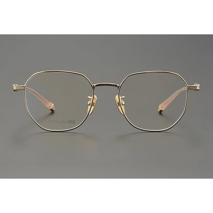 CHH Chrome Hearts Glasses Vintage Pure Titanium Ultra Light Polygon Frame