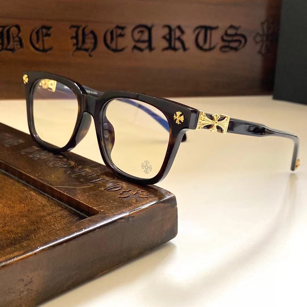 CHH Chrome Hearts Glasses Classic Large Frame Simple and Generous Retro and Luxury