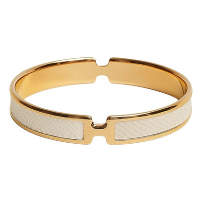 18K Olympe White Hermes Bracelet