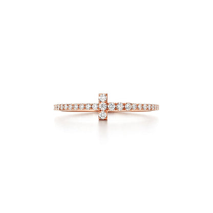 18K Tiffany Diamond Wire Ring