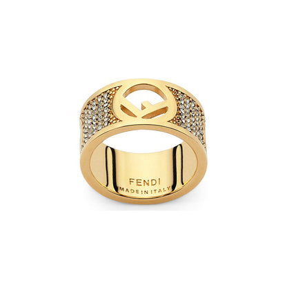 18K Fendi Is Wide Ring