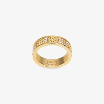 18K Fendi Is Yellow Gold Ring