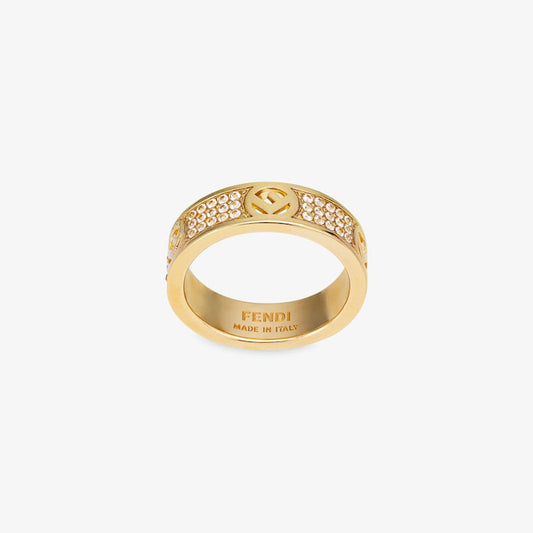 18K Fendi Is Yellow Gold Ring