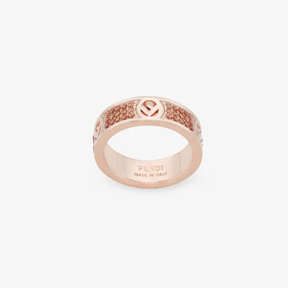 18K Fendi Is Rose Gold Ring