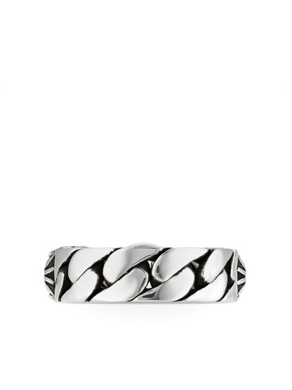 Double Gucci Tiger Head Chain Ring