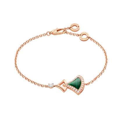 18K BVLGARI Dream Malachite Bracelet