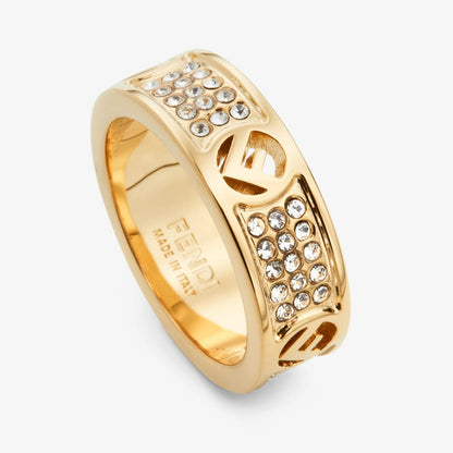 18K Fendi Is Yellow Gold Ring