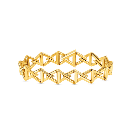 18K Louis Vuitton Volt Curb Chain Large Bracelet