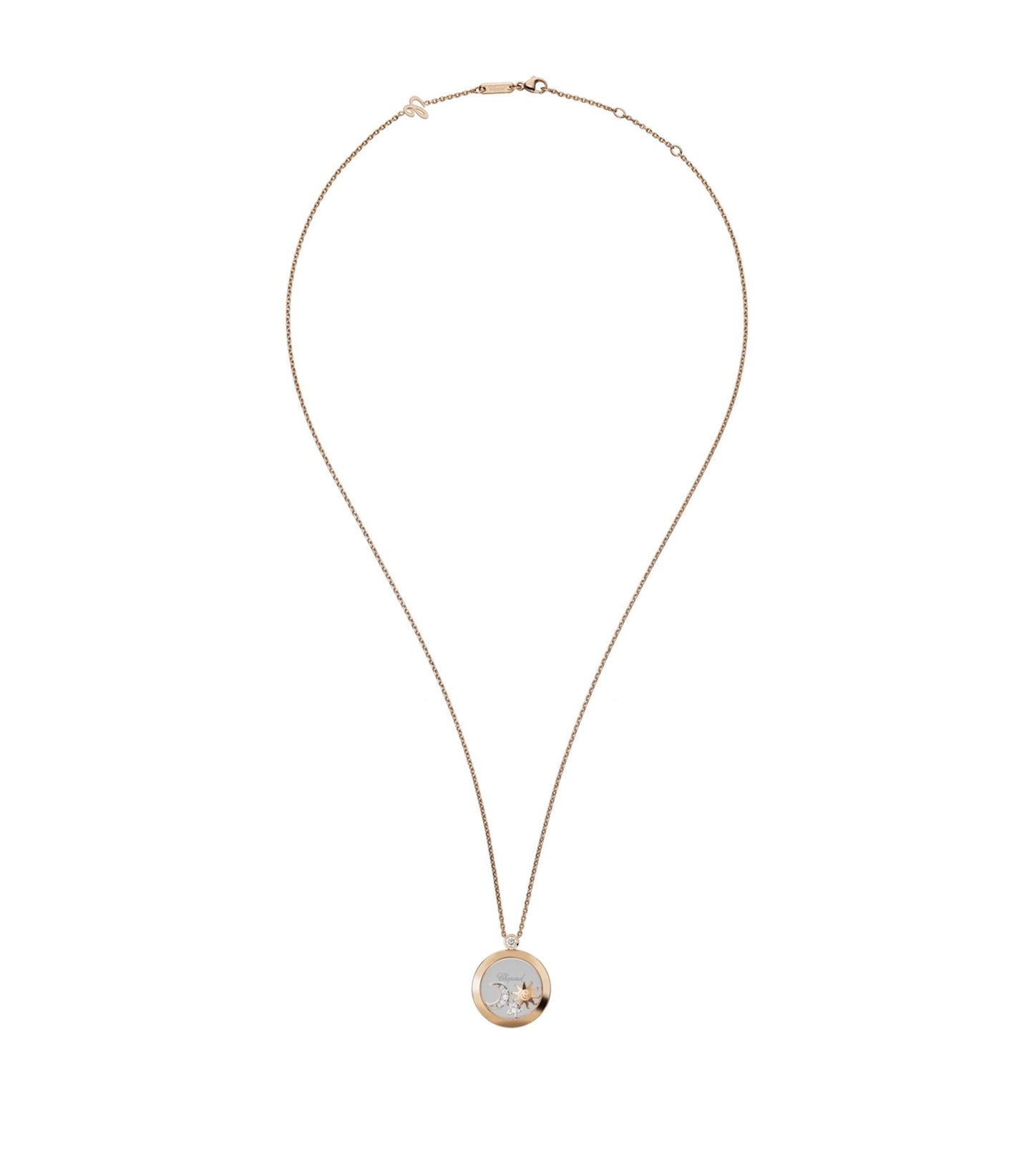 18K Happy Diamonds Pendant Necklace