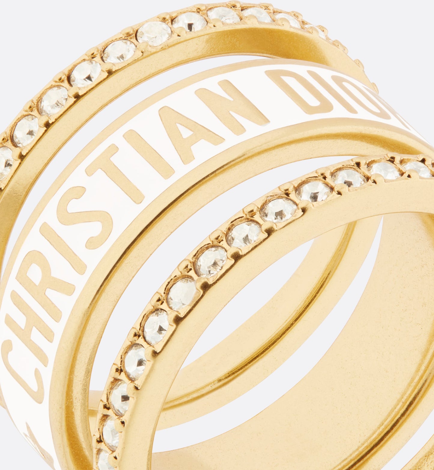 18K Dior Code Ring Set