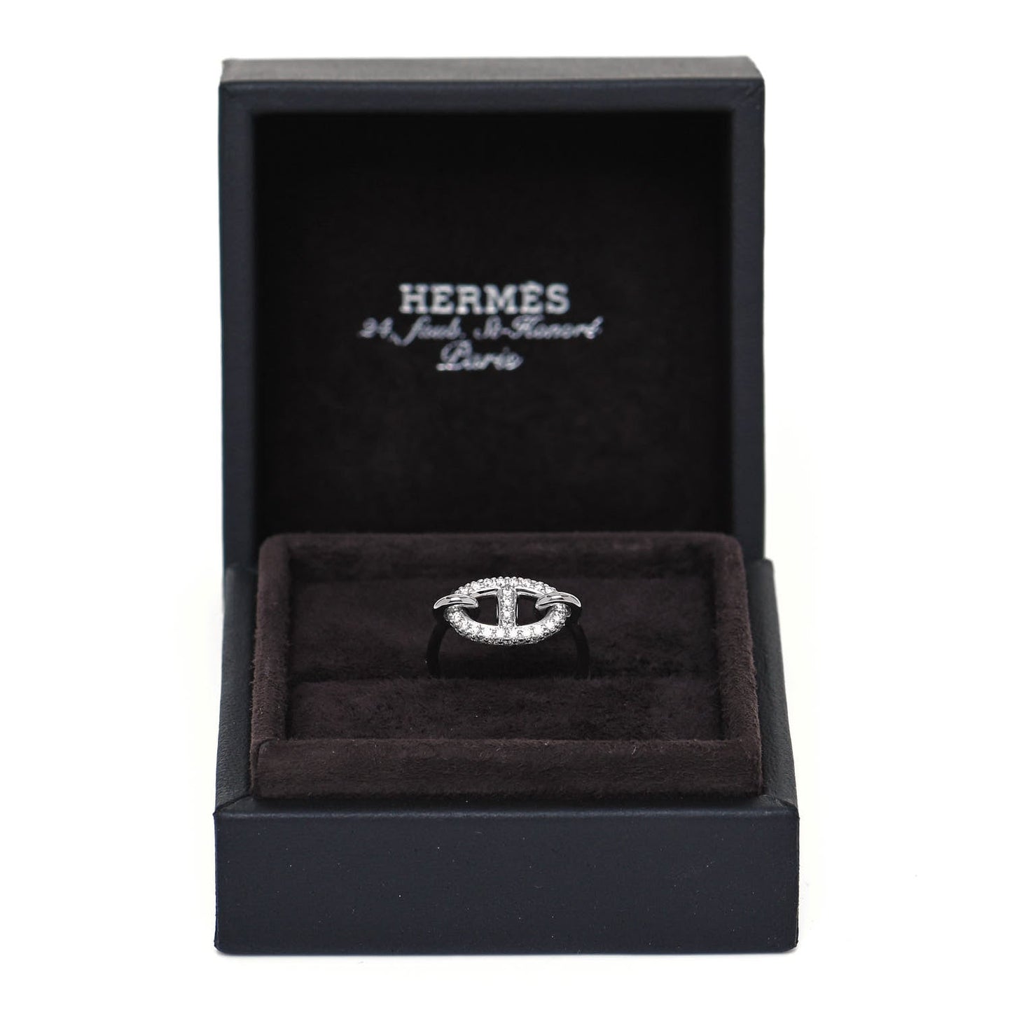18K Farandole Diamond Hermes Ring