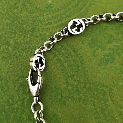 Double Gucci Interlocking Gucci Heart Bracelet