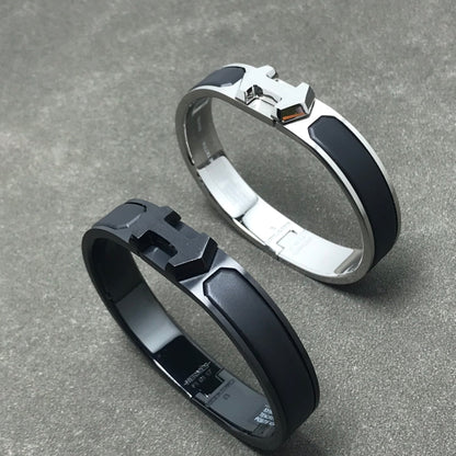 18K Super Hermes Black Bracelet