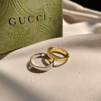 18K Double Gucci Icon Ring
