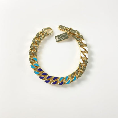 18K Louis Vuitton NBA Chain Links Bracelet