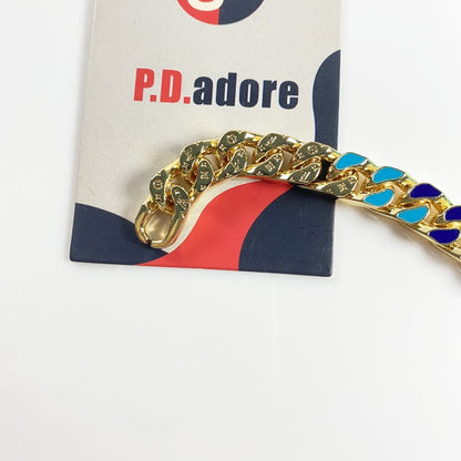 18K Louis Vuitton NBA Chain Links Bracelet