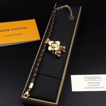 18K Louis Vuitton VIVIENNE KICK FLIP Bracelet