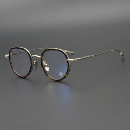 CHH Chrome Hearts Glasses Pure Titanium Oval Eyewear Frames