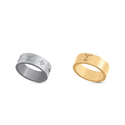 18K Louis Vuitton Instinct Set of Two Rings