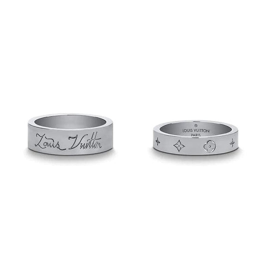 18K Louis Vuitton You & Me Set of 2 Rings
