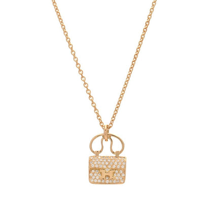 18K Amulettes Constance Pendant Hermes Necklace