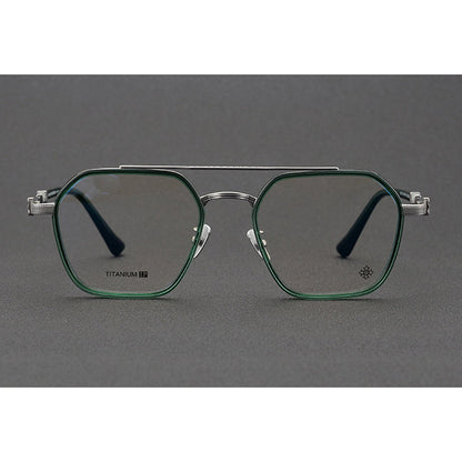 CHH Chrome Hearts Glasses Japanese Handmade Double Beam Glasses Frame Sunglasses