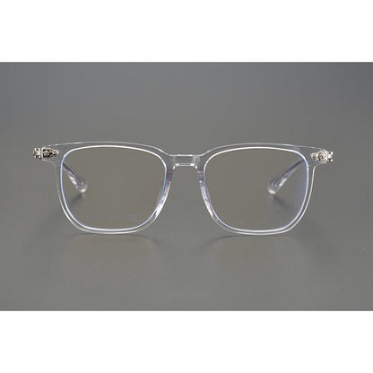 CHH Chrome Hearts Glasses Vintage Pure Titanium Black Frame Glasses