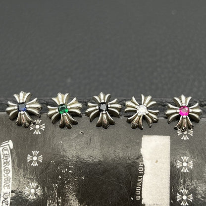 Chrome Heart Cross Earring