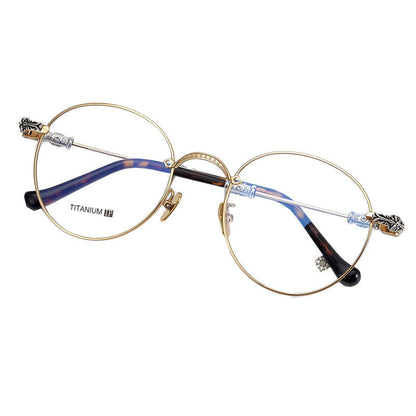 CHH Chrome Hearts Glasses Vintage Pure Titanium Myopia Glasses Frame