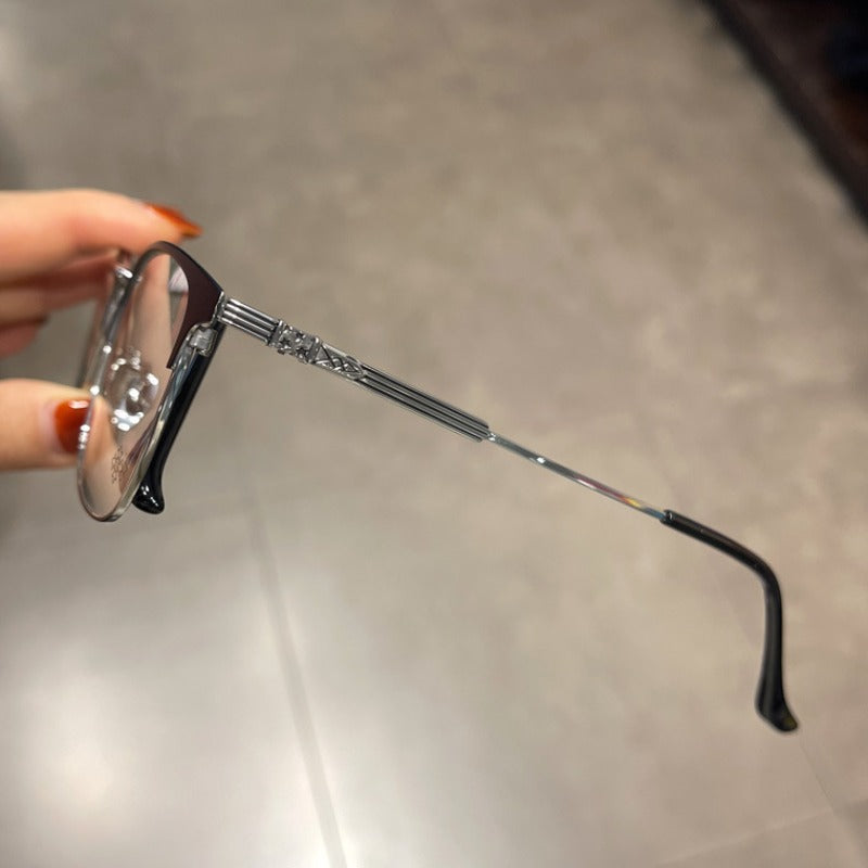 CHH Chrome Hearts Glasses Ultra Light Pure Titanium Business Myopia Glasses Frame