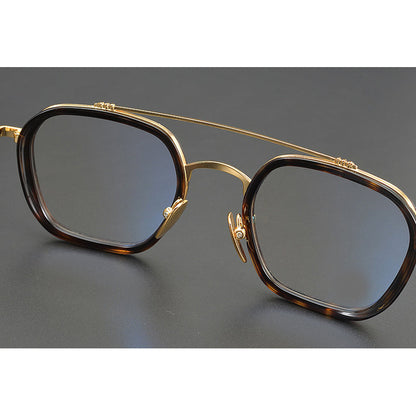 CHH Chrome Hearts Glasses Double-bridge Square Eyeglass Frames