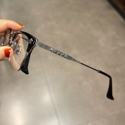 CHH Chrome Hearts Glasses Ultra Light Pure Titanium Myopia Glasses Frame