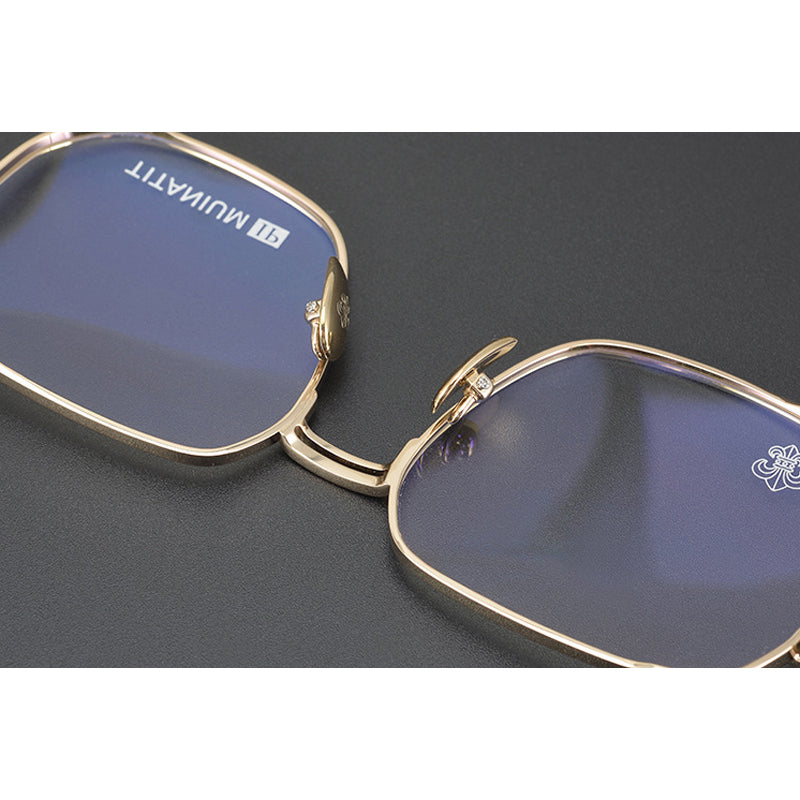 CHH Chrome Hearts Glasses Carved Pure Titanium Ultra Light Eyewear Frames