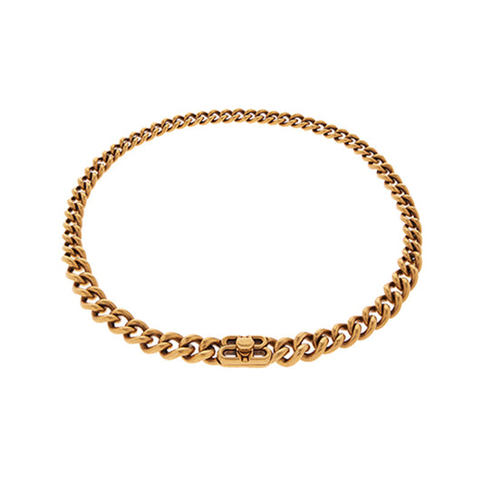 18K Balenciaga Monaco Chain Necklace