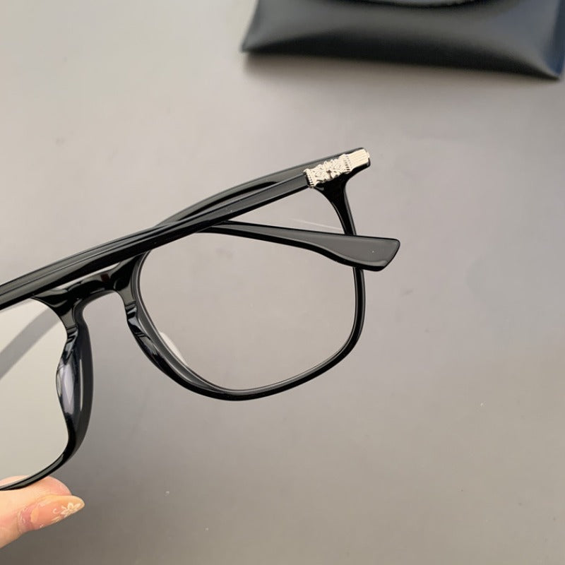 CHH Chrome Hearts Glasses Square Ultra Light Pure Titanium Myopia Glasses Frame