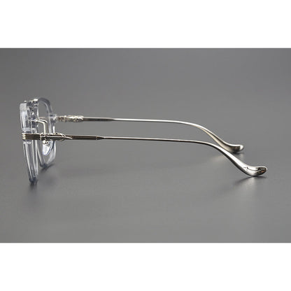 CHH Chrome Hearts Glasses Vintage Double Beam Large Frame Glasses Frame