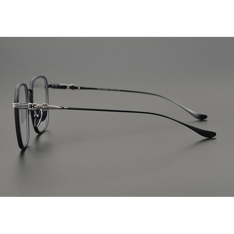 CHH Chrome Hearts Glasses Light Luxury Pure Titanium Engraved Glasses Frame