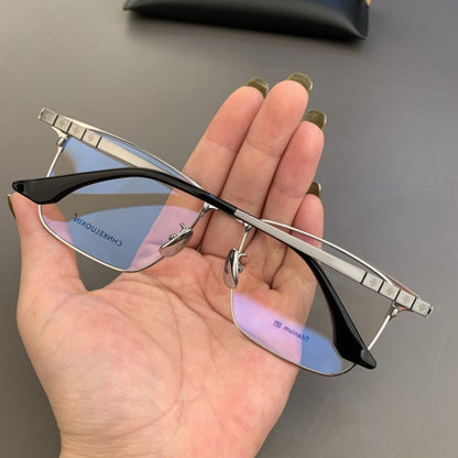 CHH Chrome Hearts Glasses Square Wide Myopia Pure Titanium Glasses Frame