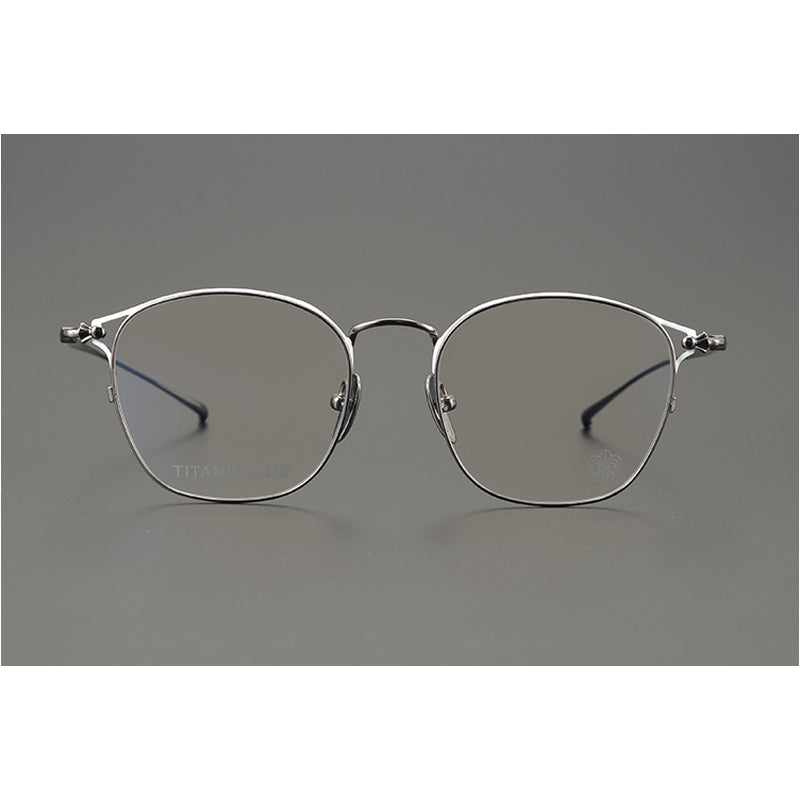 CHH Chrome Hearts Glasses Versatile Ultra Light Titanium Artistic Glasses Frame