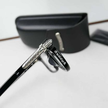 CHH Chrome Hearts Glasses Transparent Dragon Scale Design Myopia Glasses Frame