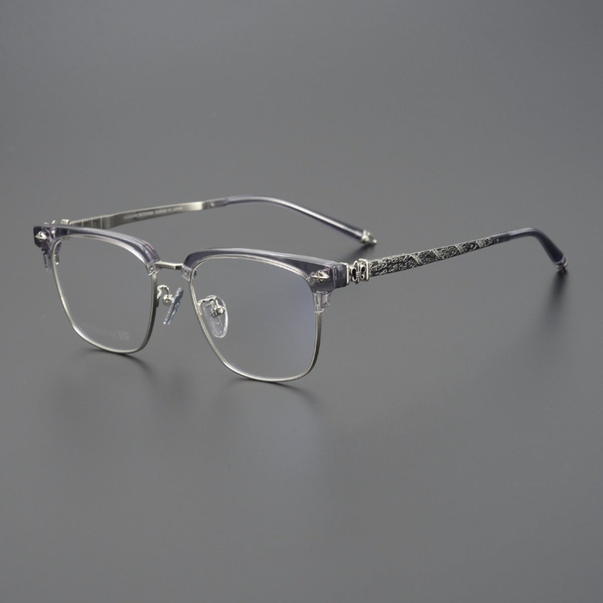CHH Chrome Hearts Glasses Frameless Pure Titanium Glasses Frame Business