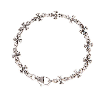 Chrome Hearts Silver Tiny E Bracelet 001