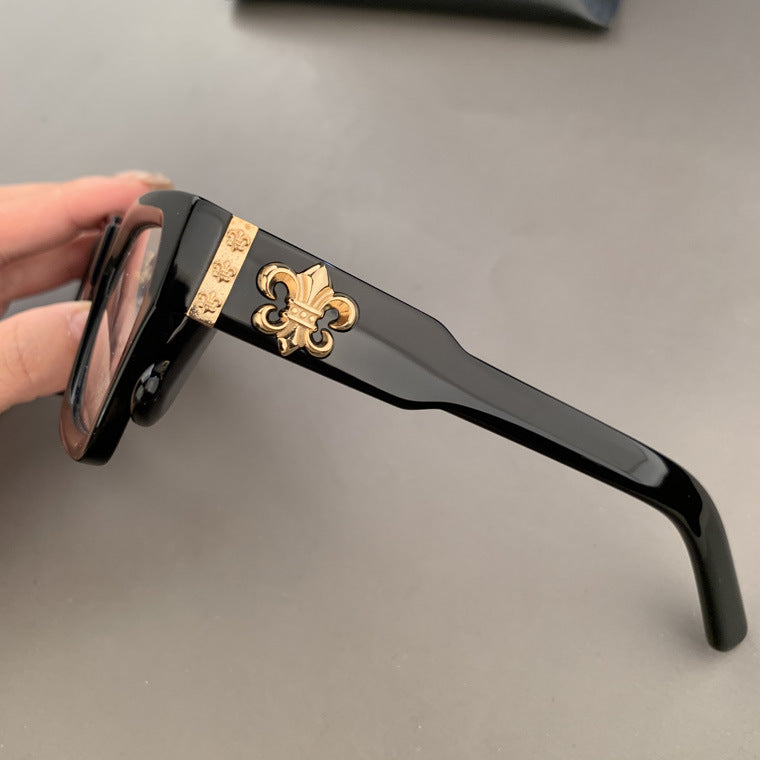 CHH Chrome Hearts Glasses thick frame plain myopia glasses frame
