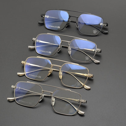 CHH Chrome Hearts Glasses Toad Mirror Double Beam Full Frame Glasses Frame