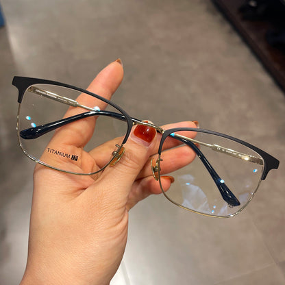 CHH Chrome Hearts Glasses Ultra Light Pure Titanium Business Myopia Glasses Frame