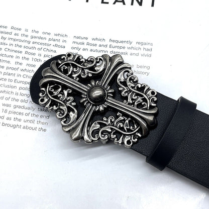 Chh Chrome Heart Belt Cross Hexagram Vine